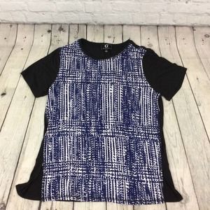 G by Giuliana shirt, soft Rayon blend M navy